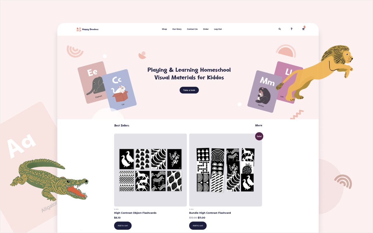 From doodles to digital: a full brand & eCommerce