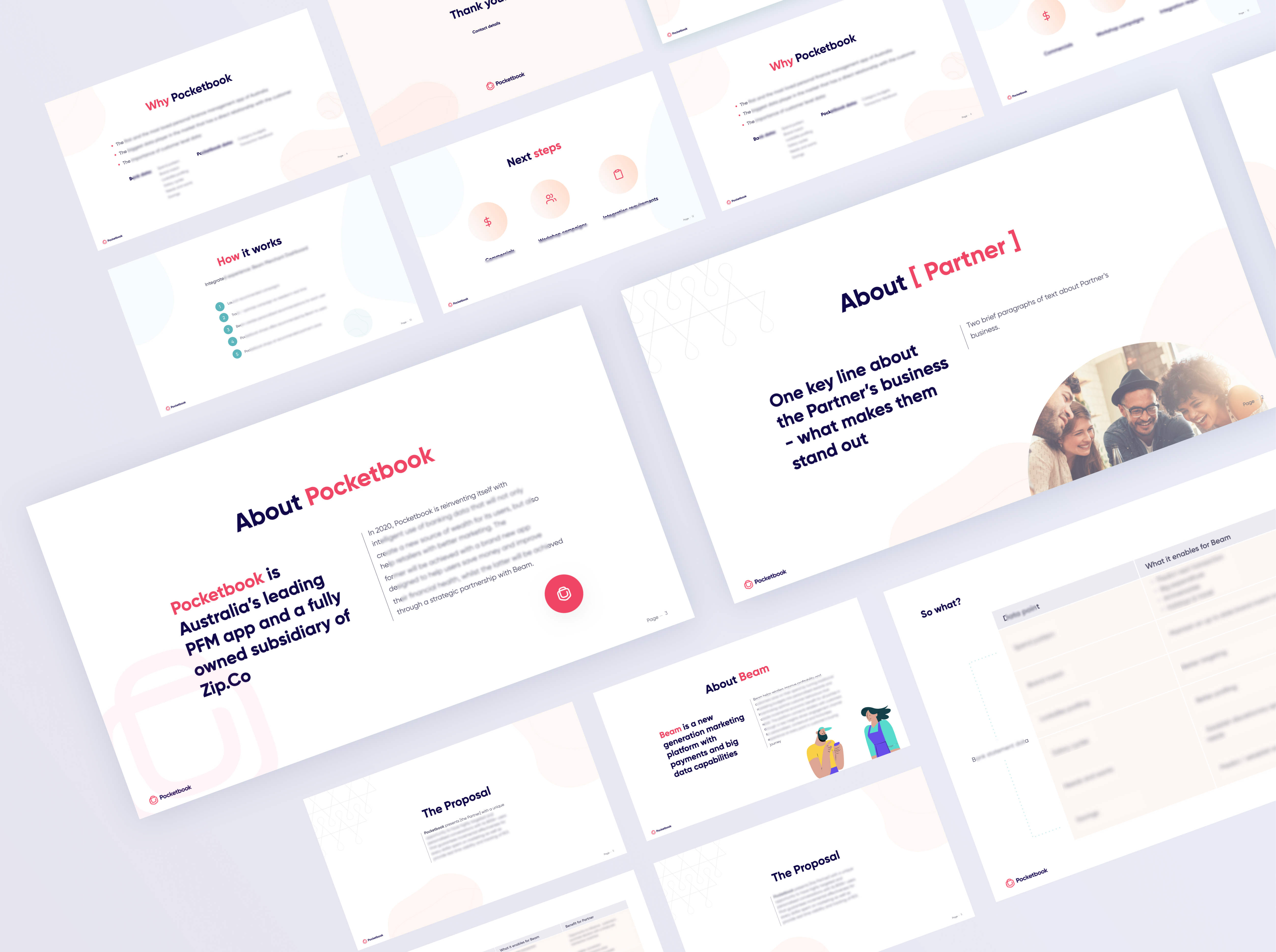 Pocketbook business proposal presentation slides