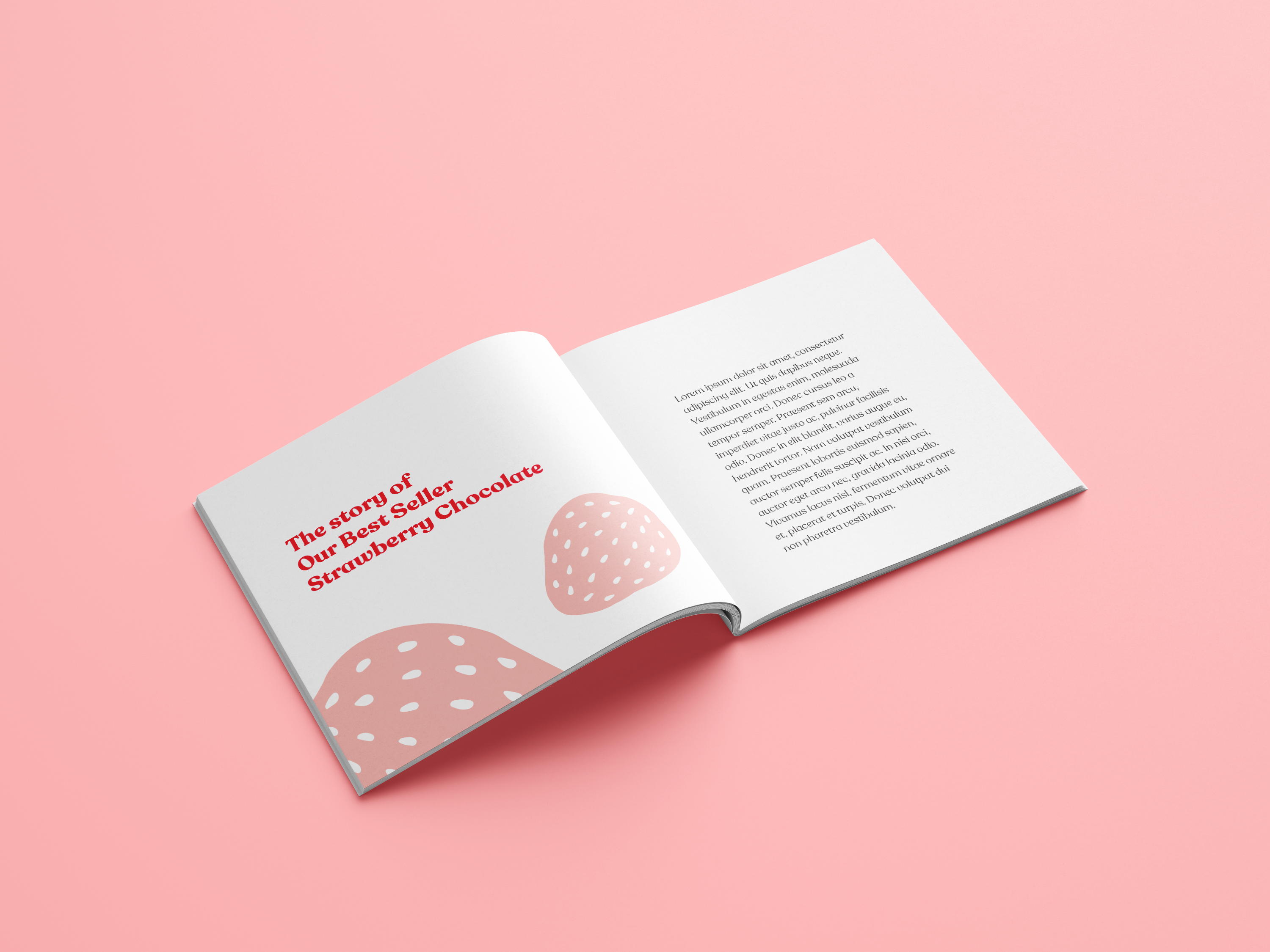 Three Chocolatiers booklet design spread 2