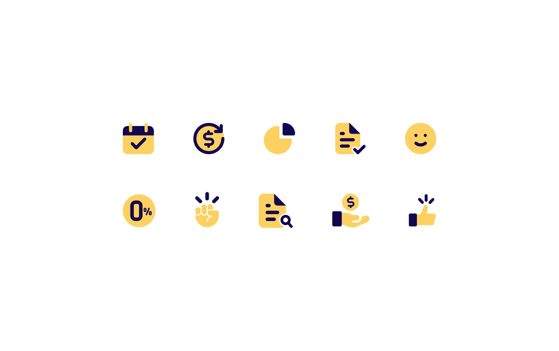 Deferit icon set