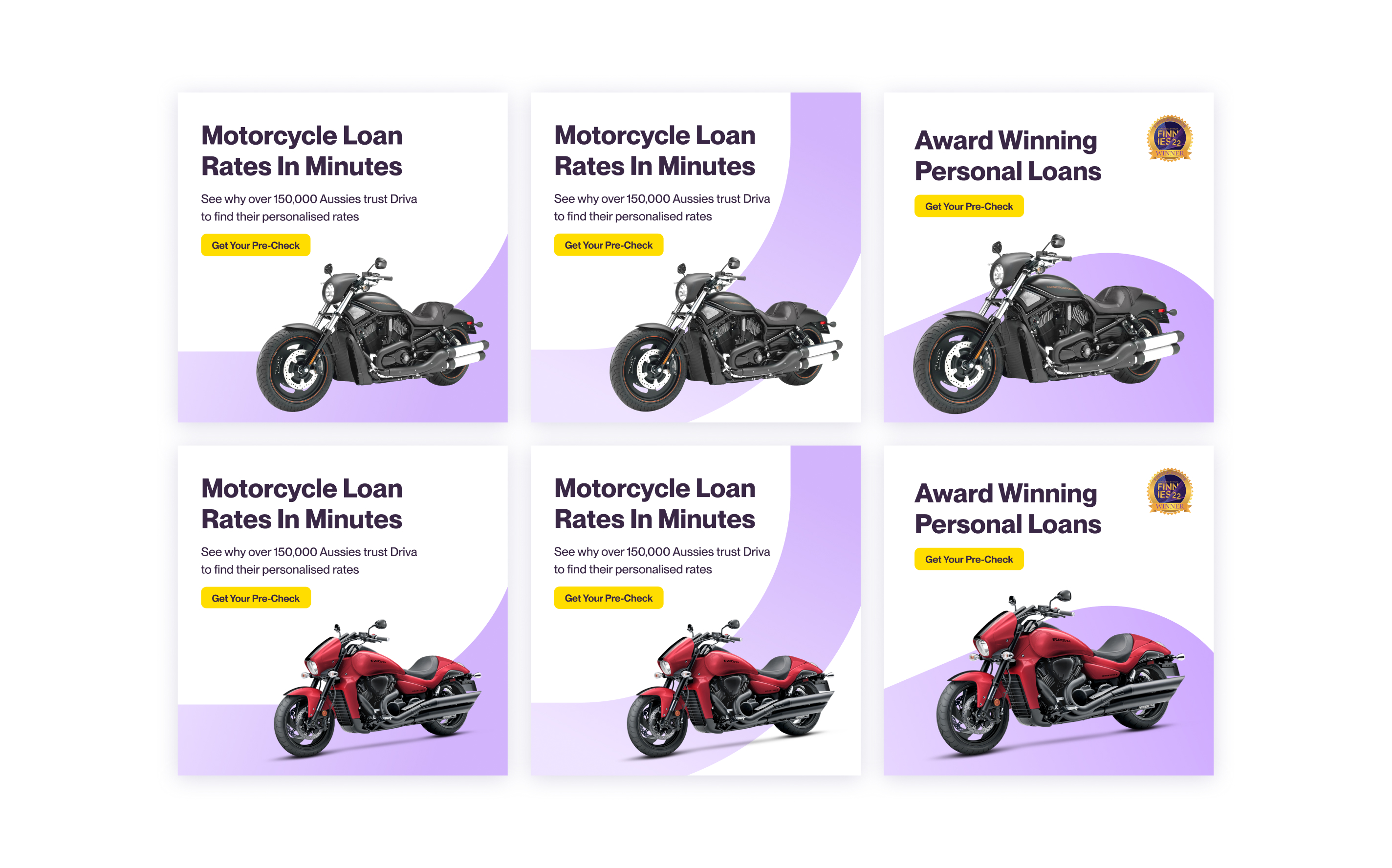 Driva motorcycle loan paid social ad — Meta Feed variant 2