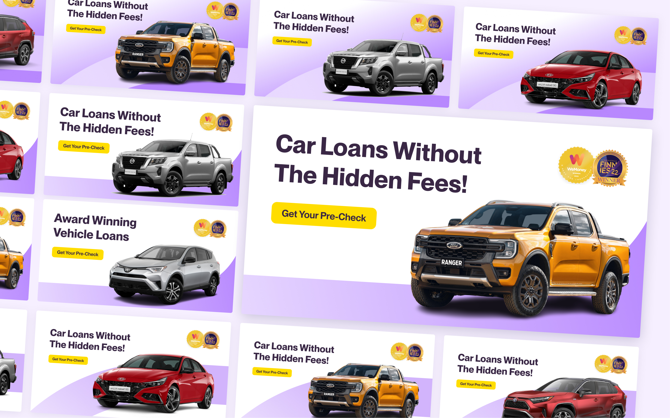 Driva car loan Google Discovery ad — square format